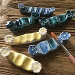 お花の筆置き（一点物）