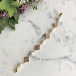 羽織紐兼ブレスレット☆Alhambra  beige 