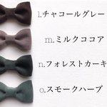  check&stripeコーデュロイシンプルリボン S.M.L ヘアゴム、ベビーヘアクリップ、バナナクリップ、ヘアバレッタなど 親子でお揃いにも♡