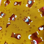 japan  cotton 柴犬× USAコットンアイスクリームポーチ