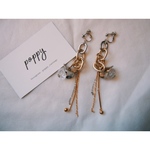 chain long earring チェーンロングイヤリング