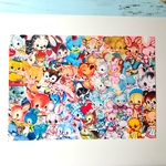 デザインペーパー♡A4サイズ♡ぎゅうぎゅうレトロアニマル  第五弾☆   10枚セット  