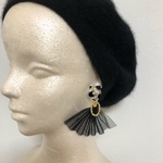 再販💁‍♀️ドットチュールピアス♡イヤリング