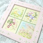 ご予約品❤春のカルテット(トールペイント）