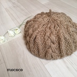 この春活躍♡ニットベレー帽〈マロン〉