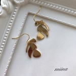 再販✴︎ゴールドリーフピアス/イヤリング