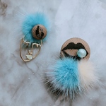 saleクールアフロシスターズピアス