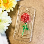 ガラスドームの中の薔薇iPhone8