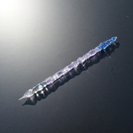  Royal glass pen〈purple or lightblue×blue〉"パープルorライトブルー×ブルー"