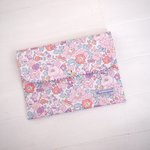 受注制作 リバティ 母子手帳ケース ベッツィ/ピンクモーヴ B6サイズ パスポートケース