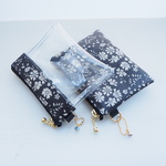 ◇◆Special Price◆◇　LIBERTY　Capel　カペル　木苺　miniクリアポケットポーチ＆miniスケルトンポーチ　セット