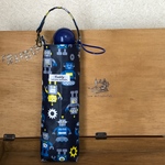 折りたたみ傘ケース   ロボット ネイビー