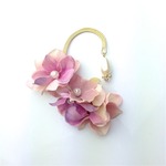 hydrangea ear hook☆gradation pink