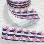 310【2m】38mmリボン柄グログランリボン amrbn