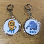 Y様オーダー品〜まもるくん〜ライオン、ゾウ名前入り