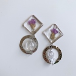 square earring