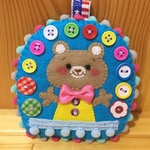 ◆ネームプレート◆くま  ネームタグ