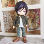 オビツ11サイズお洋服＊ブルゾン×タンクトップ×デニム3点セット