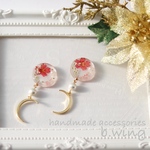  ー雪月花ーwhite ピアス イヤリング