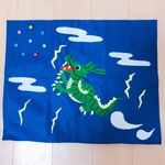 壁面 フェルト ドラゴン 龍