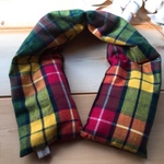 おこめカイロ（玄米＋ぬか）／肩用／タータンチェック柄伊勢丹風