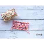 ダブルガーゼ  立体マスク-１６   こけし柄 和柄