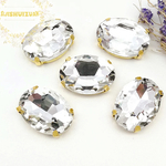 ８mm×６mm♡10個オーバル型クリスタルＡ級ガラスストーン♡