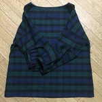 【SALE】送料無料　あたたか起毛のプルオーバー　明るめのブラックウォッチ