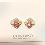 ラプンツェル♡お花のイヤークリップ／ピアス