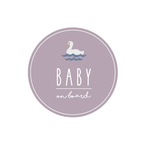 アヒル Baby on board マグネットカーステッカー