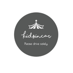Kidsincarマグネットカーステッカー（ダークグレー）