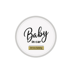 ロゴ Baby in car マグネットカーステッカー