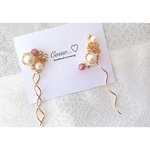  片耳イヤーカフ♡ビジューピアス イヤリングセット