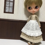エプロン付きドレス ブライスサイズ