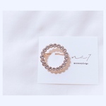 circle brooch《クリスタル》