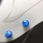 【3002】青白雲  小さいステンレス ピアス