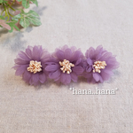 お花のバレッタ