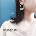 シルバーピアス 変形フープピアス