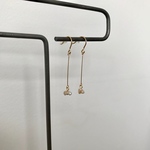 14kgf 琵琶湖産 琵琶パール 無核真珠  シンプルピアス