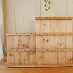 Vさまリクエスト品　引っ掛けシェルフ3段×5列　2段4列　茶