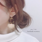 ミンクファー×べっ甲*ピアスorイヤリング