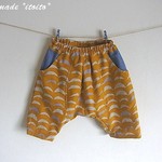 キッズサルエルパンツ　ｎａｍｉ　キイロ　９０