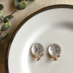 sale1/6まで★ヴィンテージカボションと星とビジューのピアス/イヤリング