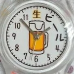 生ビール！ 忘年会新年会飲み会での腕時計