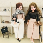 l様オーダー品❤︎リカちゃん服❤︎ベージュピンクコーデセット❤︎リアルクローズ  