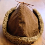  Eskimo cap / corduroy boa beige