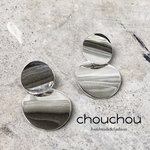 シルバープレートピアス   シルバーピアス