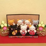 笑門来福！七福にゃん♪飾り