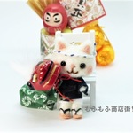 獅子舞の猫ちゃん（白）