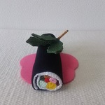ちりめん  節分  恵方巻  置き物(Ｄ)
